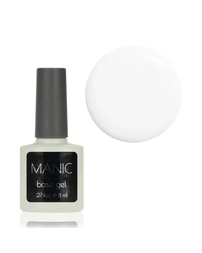 MANIC Baza Mleczna Hybrydowa Kauczukowa 8 ml – Elegancja i trwałość w jednym produkcie