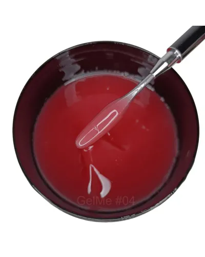 GelMe Żel Jednofazowy Budujący Przezroczysto Różowy 04 UV/LED 1000g/1 kg - Perfekcyjna Stylizacja Paznokci