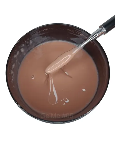 GelMe Żel Budujący Jednofazowy Beżowy 05 UV/LED 1000g /1kg - Profesjonalna Stylizacja Paznokci
