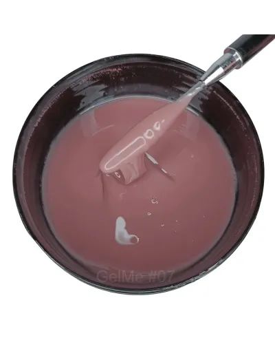 GelMe Żel Budujący Jednofazowy Naturalnie Różowy 07 UV/LED 1000g /1kg - Naturalna Stylizacja Paznokci