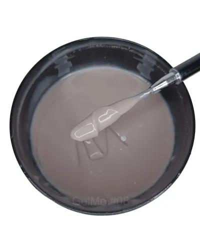 GelMe Żel Budujący Jednofazowy Cielisty Beżowy Nude 08 UV/LED 1000g /1kg - Naturalna Stylizacja Paznokci