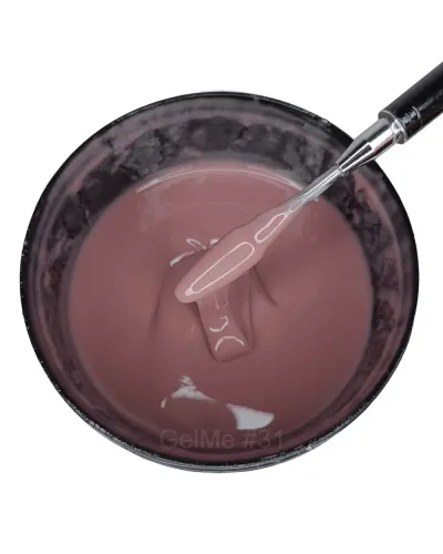 GelMe Żel Budujący Trójfazowy Różowy 31 UV/LED 1000g/1kg - Profesjonalna Trwałość i Elegancja
