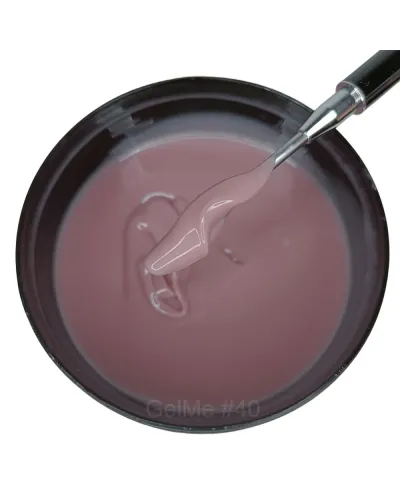 GelMe Żel Budujący Trójfazowy Naturalnie Różowy 40 UV/LED 1000g/1kg - Naturalna Elegancja i Trwałość