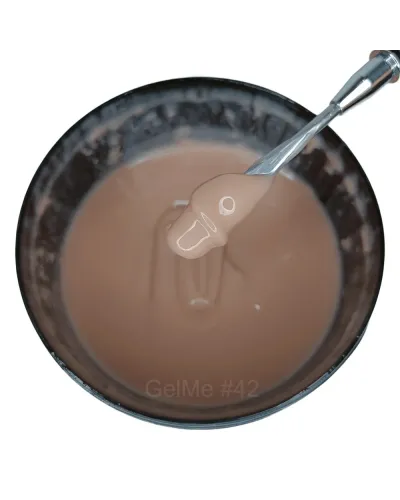GelMe Żel Budujący Trójfazowy Beżowy 42 UV/LED 1000g/ 1kg - Naturalna Elegancja i Trwałość