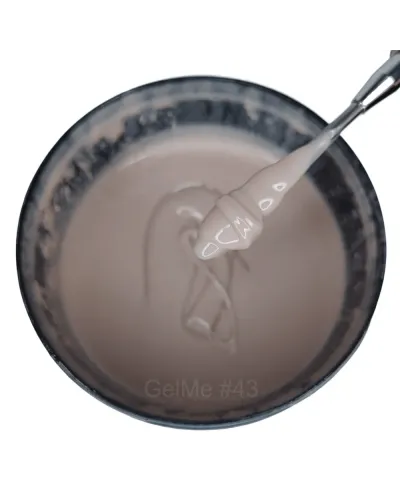 GelMe Żel Budujący Trójfazowy Nudowy 43 UV/LED 1000g/1kg - Stylizacja Naturalna i Elegancka