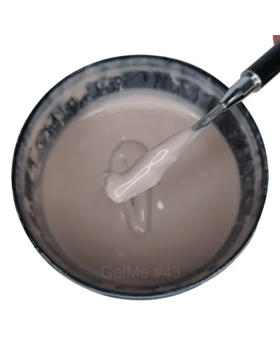 GelMe Żel Budujący Trójfazowy Nudowy 43 UV/LED 1000g/1kg - Stylizacja Naturalna i Elegancka