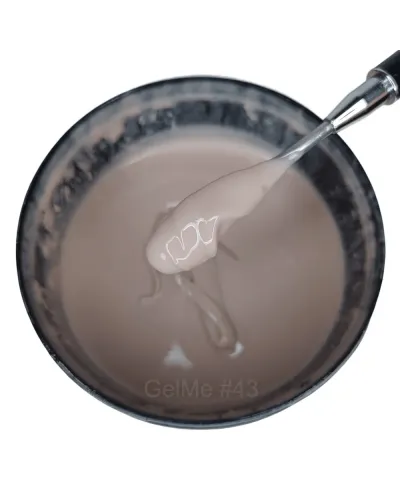 GelMe Żel Budujący Trójfazowy Nudowy 43 UV/LED 1000g/1kg - Stylizacja Naturalna i Elegancka