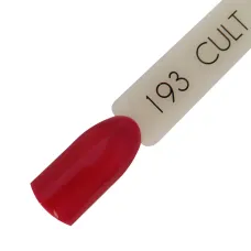 CULT Lakier Hybrydowy Klasyczny Ciemno Czerwony 15 ml Tango 193