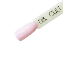 CULT Lakier Hybrydowy Delikatny Różowy Pastelowy Nude 15 ml #08