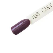 CULT Lakier Hybrydowy Fioletowy Ciemny Fiolet 15 ml Zooty 103
