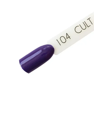 CULT Colour Gel Taste 104 - Niebiesko Fioletowy Lakier Hybrydowy UV/LED 15 ml - Wyrazistość Koloru i Perfekcyjna Trwałość