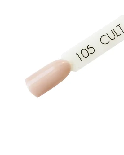 CULT French Natural 105 - Półprzezroczysty Lakier Hybrydowy do Manicure Francuskiego UV/LED 15 ml - Elegancja i Naturalność