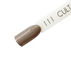 CULT Lakier Hybrydowy Szaro Brązowy 15 ml Flavour 111