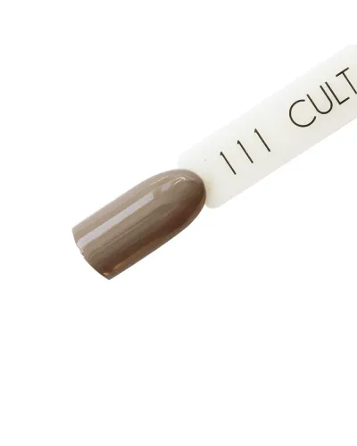 Szaro Brązowy Lakier Hybrydowy CULT Colour Gel 15 ml - Flavour 111