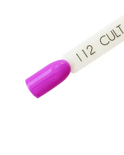 Jaskrawo Fioletowy Lakier Hybrydowy CULT Colour Gel 15 ml - Floral 112