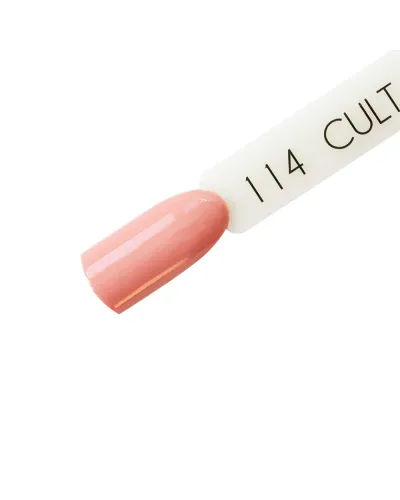 Naturalny Różowy Lakier Hybrydowy CULT Colour Gel 15 ml - Muted 114