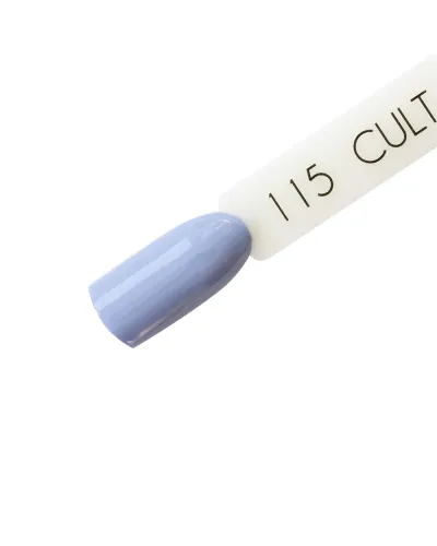 Szaro Błękitny Lakier Hybrydowy CULT Colour Gel 15 ml - Why 115