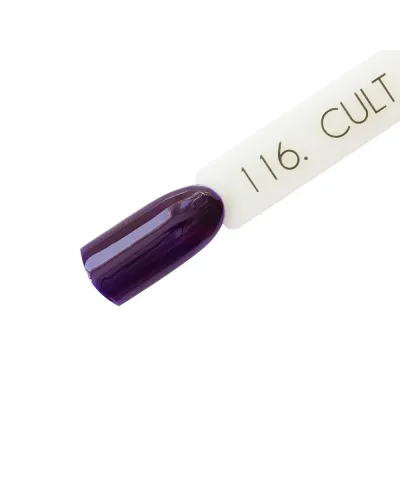 Granatowo Fioletowy Lakier Hybrydowy CULT Colour Gel 15 ml - Ink 116