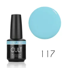 CULT Lakier Hybrydowy Delikatnie Błękitny 15 ml Sky 117