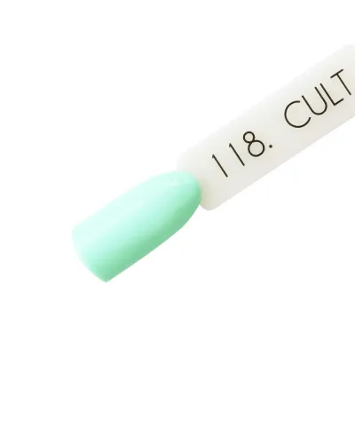 Delikatny Miętowy Tiffany Lakier Hybrydowy CULT Colour Gel 15 ml - Mint 118