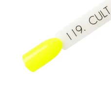 CULT Lakier Hybrydowy Żółty Fluorescencyjny, Świecący Neonowy 15 ml Yellow Neon 119