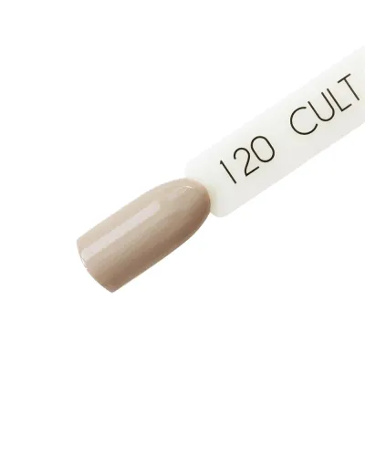 Delikatny Beżowy Cielisty Pastelowy Nudowy Lakier Hybrydowy CULT Colour Gel 15 ml - Nude 120