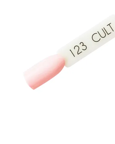 Delikatny Różowy Pastelowy Nude Lakier Hybrydowy CULT Colour Gel 15 ml - Pink Dreams 123