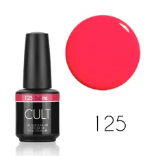 CULT Lakier Hybrydowy Jaskrawo Różowy 15 ml Excite 125