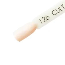 CULT Lakier Hybrydowy Delikatny Brokatowy Beżowy Pastelowy Nude 15 ml Want 126
