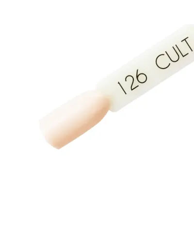 Delikatny Beżowy Pastelowy Nude Brokatowy Lakier Hybrydowy CULT Colour Gel 15 ml - Want 126
