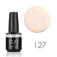 CULT Lakier Hybrydowy Delikatny Różowy Pastelowy Nude 15 ml Feel 127