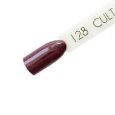 CULT Lakier Hybrydowy Przybrudzony Fioletowy Śliwkowy 15 ml Plum 128