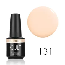 CULT Lakier Hybrydowy Delikatny Brzoskwiniowy Pastelowy Nude 15 ml Feelings 131