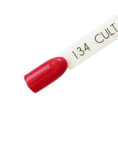 Jagodowo Czerwony Lakier Hybrydowy CULT Colour Gel 15 ml - Red Heart 134