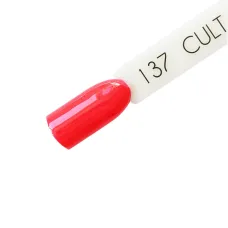 CULT Lakier Hybrydowy Jasno Czerwony 15 ml Rozkolora 137