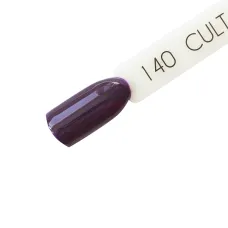 CULT Lakier Hybrydowy Ciemno Fioletowy 15 ml Purpura 140