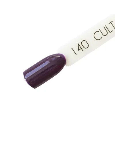 Ciemno Fioletowy Lakier Hybrydowy CULT Colour Gel 15 ml - Purpura 140