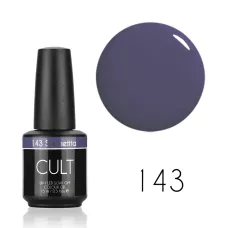 CULT Lakier Hybrydowy Szaro Fioletowy 15 ml Submetita 143