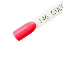 CULT Lakier Hybrydowy Jaskrawy Koralowy Fluorescencyjny, Świecący 15 ml Coral 146