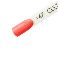 CULT Lakier Hybrydowy Jasny Koralowy Fluorescencyjny, Świecący 15 ml Tropic 147