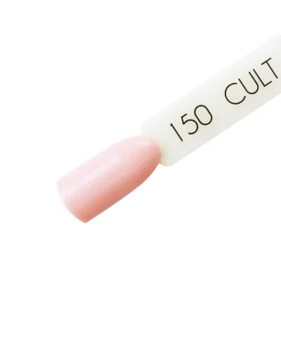 Delikatny Brokatowy Brzoskwiniowy Pastelowy Nude Lakier Hybrydowy CULT Colour Gel 15 ml - Brilas 150