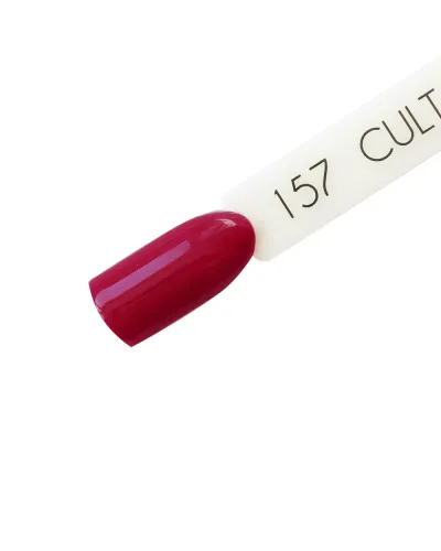 Bordowy Malinowy Lakier Hybrydowy CULT Colour Gel 15 ml - Vino Aromo 157