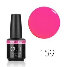 CULT Lakier Hybrydowy Jaskrawo Różowy Fluorescencyjny, Świecący 15 ml Brila Rozo 159