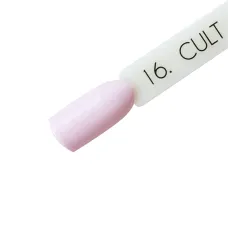CULT Lakier Hybrydowy Delikatny Różowy Pastelowy Nude 15 ml Touch 16