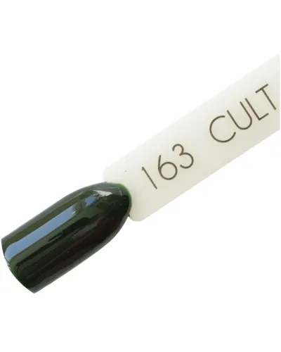 Ciemno Zielony Butelkowy Lakier Hybrydowy CULT Colour Gel 15 ml - Herbo 163
