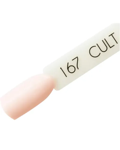 Delikatny Brzoskwiniowy Pastelowy Nude Lakier Hybrydowy CULT Colour Gel 15 ml - Mola 167