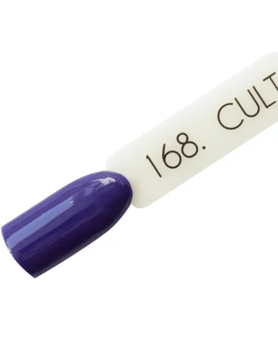 Niebiesko Fioletowy Ciemny Lakier Hybrydowy CULT Colour Gel 15 ml - Nubira 168