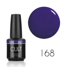 CULT Lakier Hybrydowy Niebiesko Fioletowy Ciemny 15 ml Nubira 168