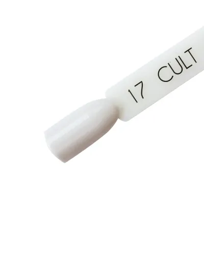 Delikatny Szary Pastelowy Nude Lakier Hybrydowy CULT 15 ml Cloud 17 – Elegancja i Trwałość