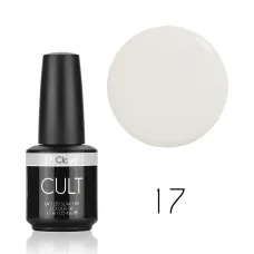 CULT Lakier Hybrydowy Delikatny Szary Pastelowy Nude 15 ml Cloud 17